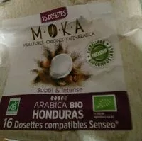 Mängden socker i Café dosettes Moka