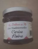 Mängden socker i confiture de cerise noir