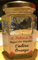 Mängden socker i Régal des Papilles Endives Orange