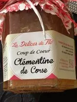 Mängden socker i Confiture clémentines de corse