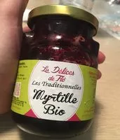 Mängden socker i Confiture de myrtille bio