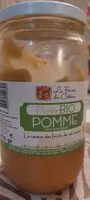 Mängden socker i Purée bio de pommes