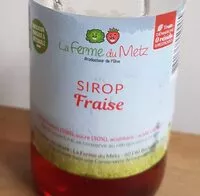 Mängden socker i Sirop fraise