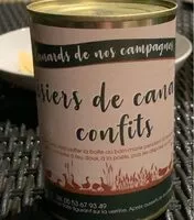Mängden socker i Gésiers de Canard confit