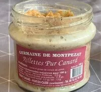 Mängden socker i Rillettes Pur Canard