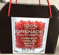 Mängden socker i 100% pur jus de grenade multi-vertus
