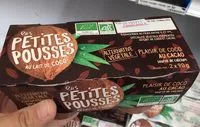 Mängden socker i Desserts bio lait de coco/cacao Les Petites Pousses