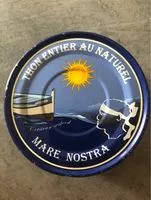 Mängden socker i Thon entier au naturel