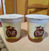 Mängden socker i Yaourt brassé sur poire