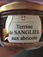 Mängden socker i Terrine de sanglier aux abricots