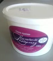 Mängden socker i Crème épaisse- Les vaches de lesvenez
