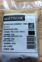 Mängden socker i Couscous Complet