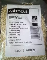 Mängden socker i Quinoa REAL blanche