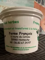 Mängden socker i Fromage blanc ail et fines herbes