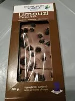 Mängden socker i Chocolat lait 35% myrtille