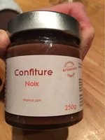 Mängden socker i Confiture Noix