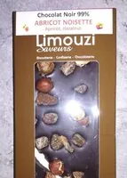 Mängden socker i Chocolat noir abricot noisette