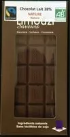 Mängden socker i Chocolat lait 38%