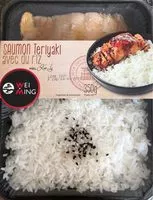 Mängden socker i Saumon Teriyaki avec du riz