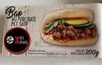 Mängden socker i Bao au porc saté