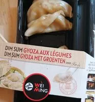 Mängden socker i Dim Sum Gyoza aux légumes