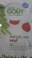 Mängden socker i Haricot vert boeuf-Good Gout-190g