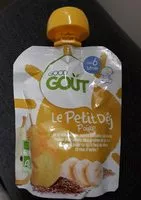 Mängden socker i Le petit déj poire dès 6 mois