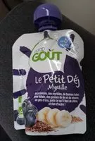 Mängden socker i Le Petit Déj Myrtille 70g