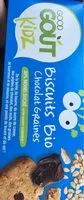 Mängden socker i Biscuits Bio chocolat graines-Good Gout Kidz-110g