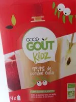 Mängden socker i Pack de 4 gourdes Pomme Gala