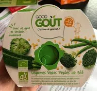Mängden socker i Assiette Légumes Verts Perles de Blé-Good Gout-220g