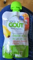 Mängden socker i Brasse lait coco mangue banane passion-Good Gout-90g