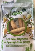 Mängden socker i Les mini-baguettes au fromage et au romarin bio