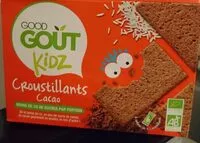 Mängden socker i Croustillants cacao-Good Gout Kidz-110g