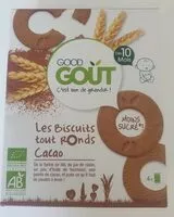 Mängden socker i Les biscuits tout ronds cacao