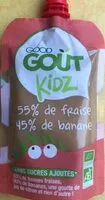 Mängden socker i Compote Fraise/Banane
