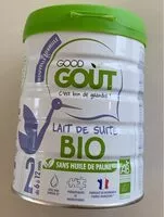 Mängden socker i Lait de suite bio