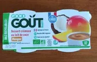 Mängden socker i Dessert crémeux au lait de coco