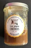 Mängden socker i Confiture de rhubarbe