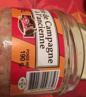 Mängden socker i Pate de campagne a l'ancienne