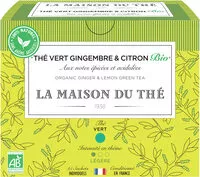 Mängden socker i Thé vert gingembre & citron BIO