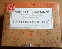 Mängden socker i Rooibos rhum et orange thé