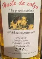 Mängden socker i Huile de colza