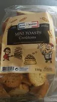 Mängden socker i Mini toasts croûtons