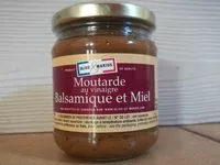 Mängden socker i Moutarde au vinaigre balsamique et miel