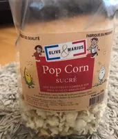 Mängden socker i Pop Corn Sucre
