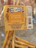 Mängden socker i Gressin au Sésame