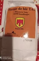 Mängden socker i Farine de blé T 65