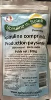 Mängden socker i Spiruline comprimés