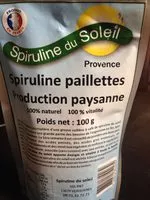 Mängden socker i Spiruline paillettes